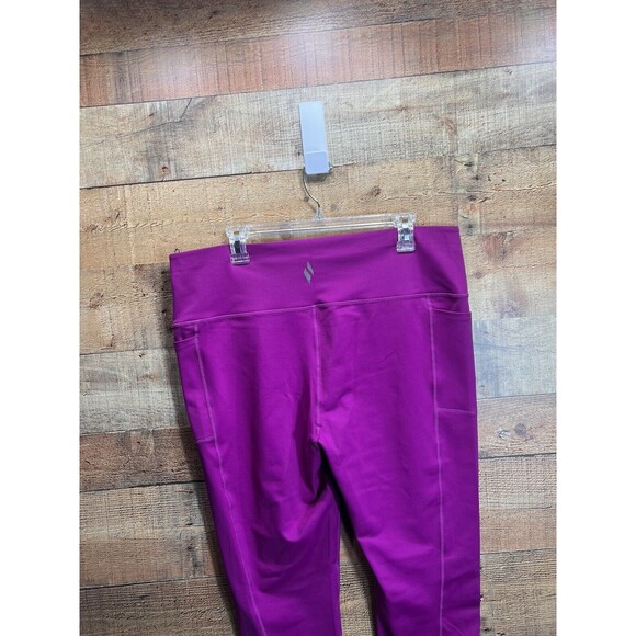 Skechers Leggings Women's GO Walk High Waisted 7/8 Magenta Size 2XL NEW - Picture 10 of 12